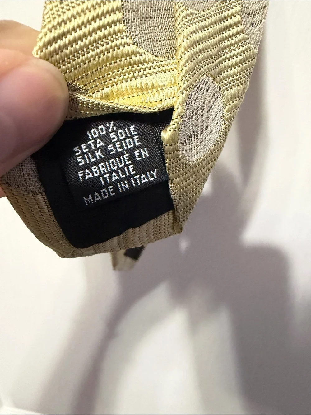 Hugo Boss Olive Green Polka Dot Silk Tie